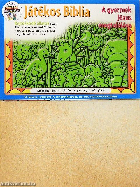 Játékos Biblia - A gyermek Jézus megtalálása