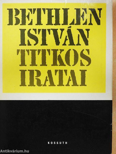 Bethlen István titkos iratai