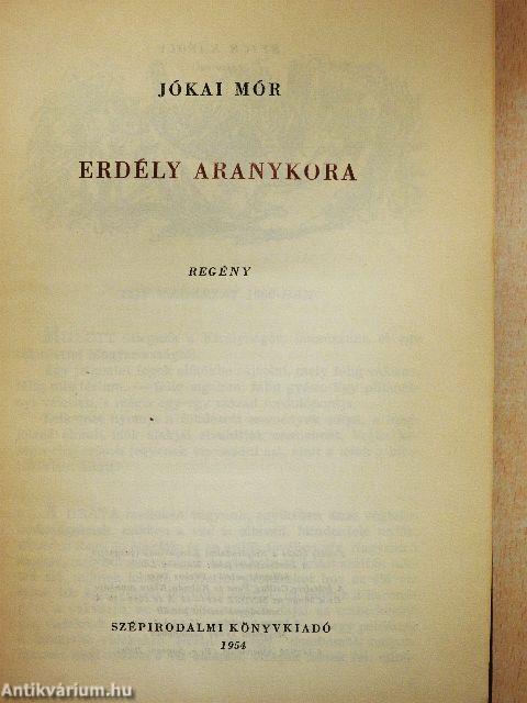 Erdély aranykora