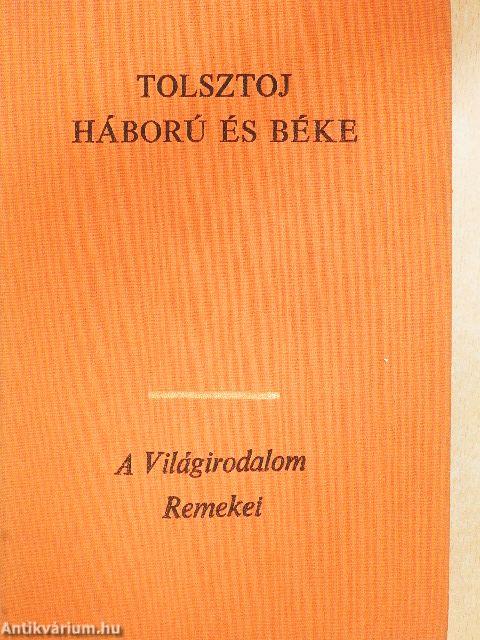 Háború és béke I-IV.