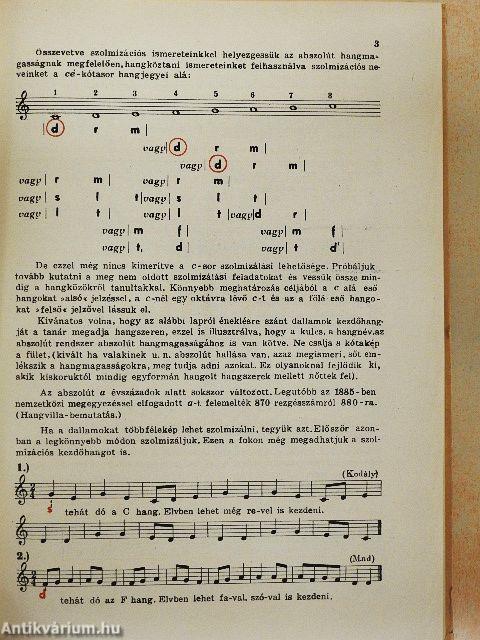 A zenei írás-olvasás módszertana II.