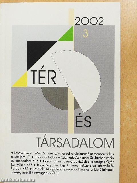 Tér és Társadalom 2002/3.
