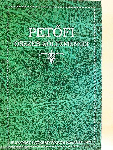Petőfi összes költeményei