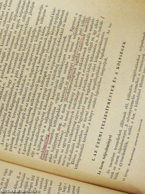 Mezőgazdasági számviteli ismeretek