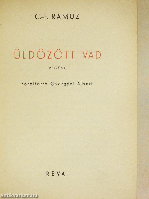 Üldözött vad