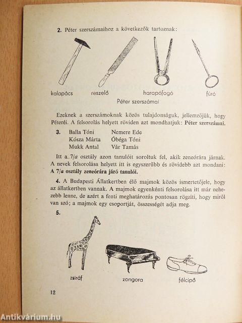 Halmazok, matematikai logika