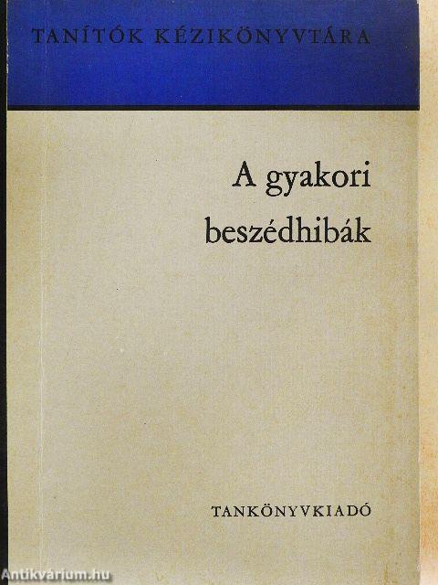 A gyakori beszédhibák
