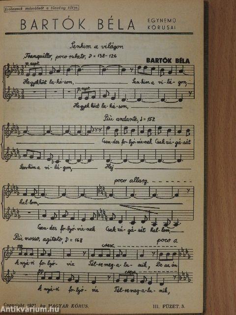 Bartók Béla kórusművei