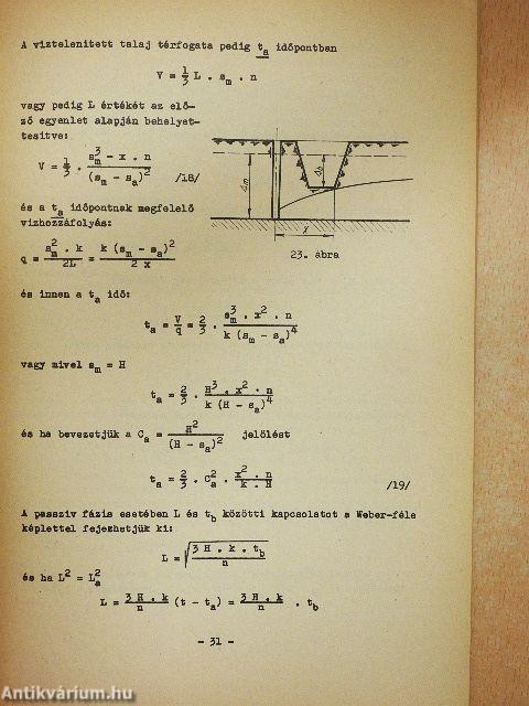 Munkagödrök határolása és víztelenítése II.