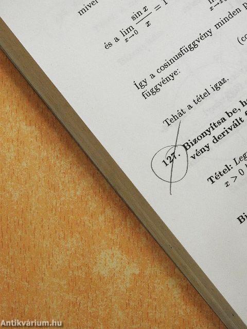 Érettségi tételek, bizonyítások és definíciók matematikából