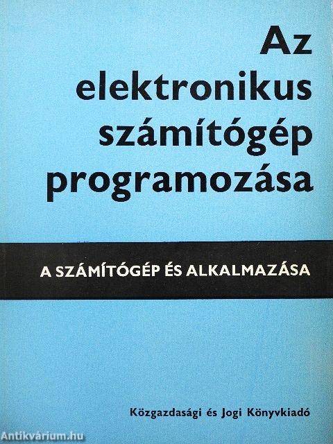 Az elektronikus számítógép programozása