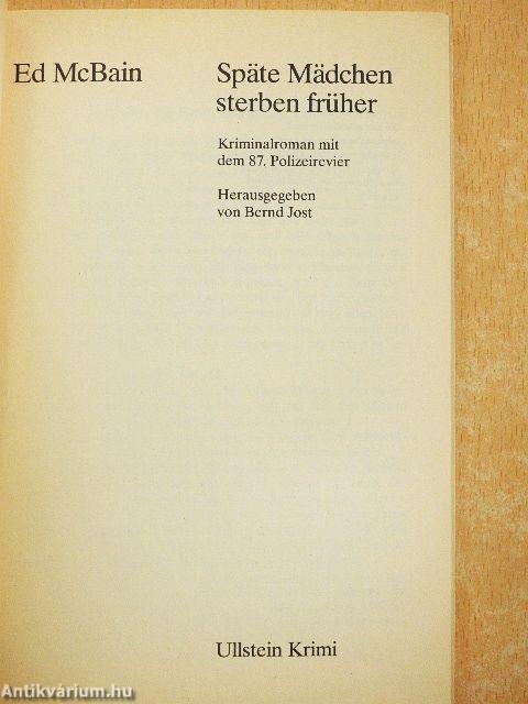 Späte Mädchen sterben früher