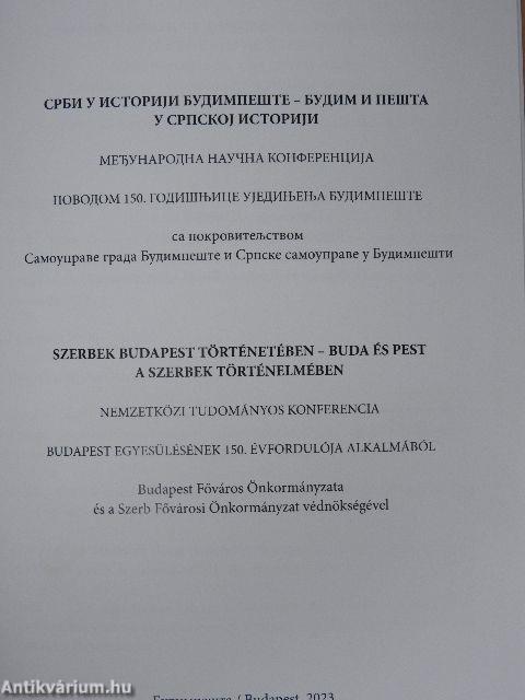 Szerbek Budapest történetében - Buda és Pest a szerbek történelmében