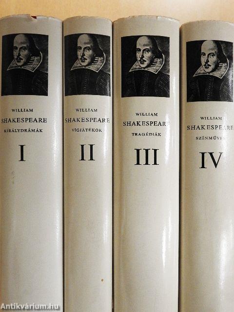 William Shakespeare összes drámái I-IV.