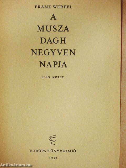 A Musza Dagh negyven napja I-II.