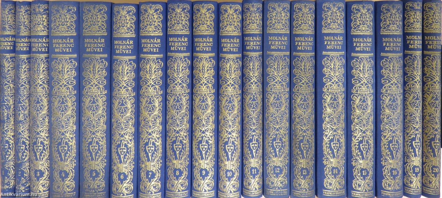 "18 kötet a Molnár Ferenc művei sorozatból (nem teljes sorozat)"