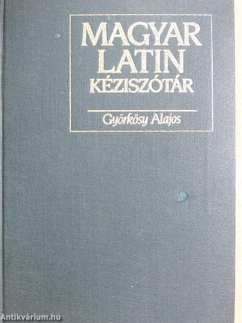 Magyar-latin kéziszótár