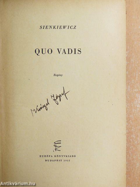 Quo vadis