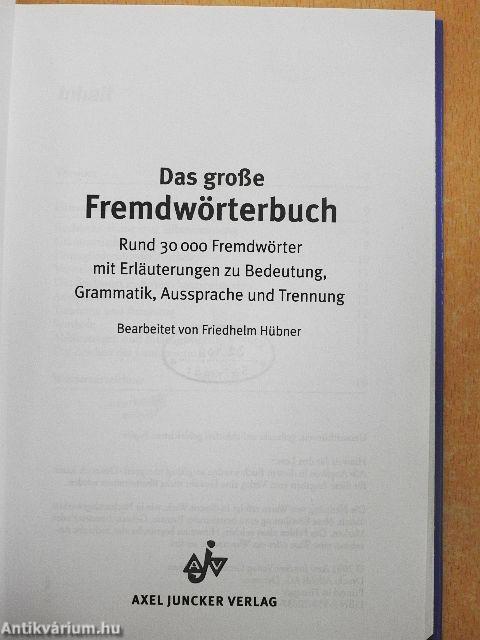 Das große Fremdwörterbuch