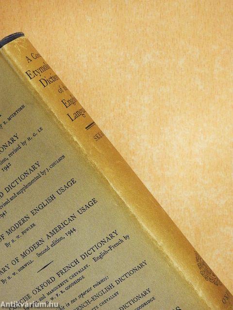 A Concise Etymological Dictionary of the English Language