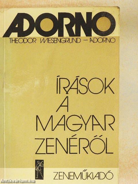 Írások a magyar zenéről