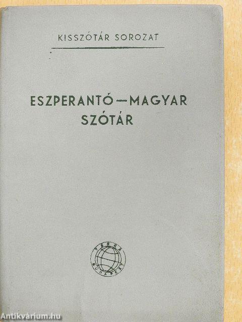 Eszperantó-magyar szótár 