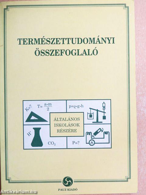 Természettudományi összefoglaló