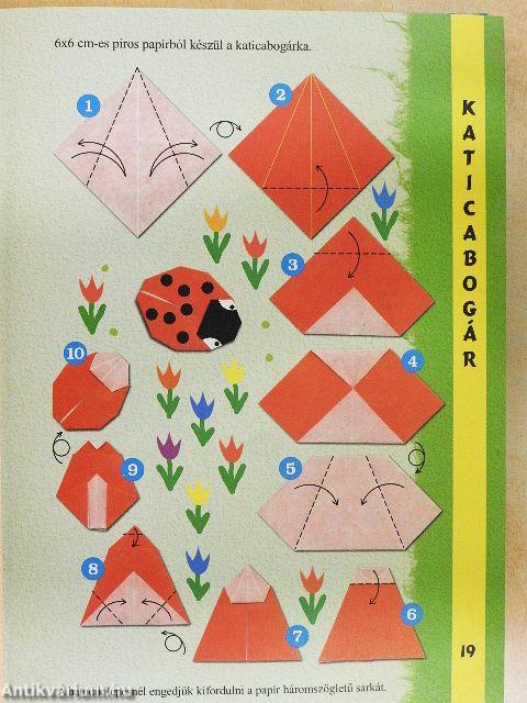Nagy origami könyv