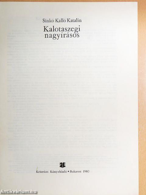Kalotaszegi nagyírásos