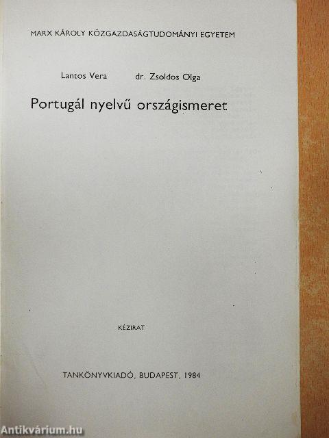 Portugál nyelvű országismeret