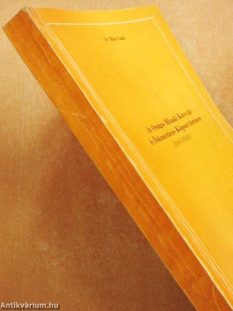 Az Országos Műszaki Könyvtár és Dokumentációs Központ története (1883-1949)