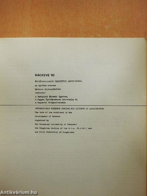 Nemzetközi alkotótábor - Ráckeve 1983