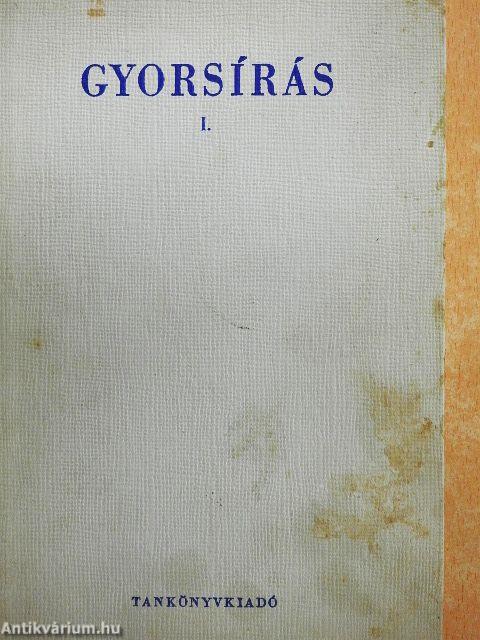 Gyorsírás I.
