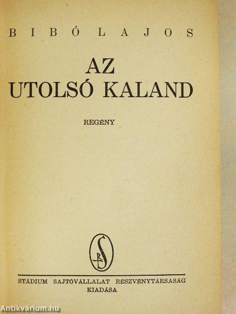 Az utolsó kaland
