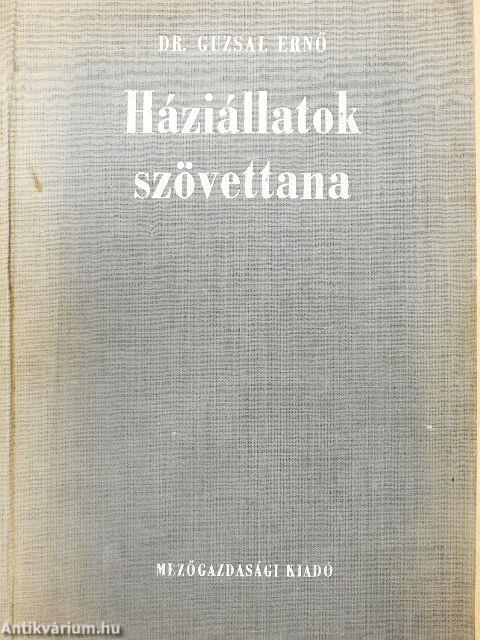 Háziállatok szövettana