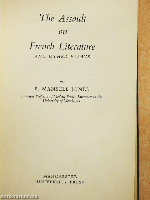 The Assault on French Literature