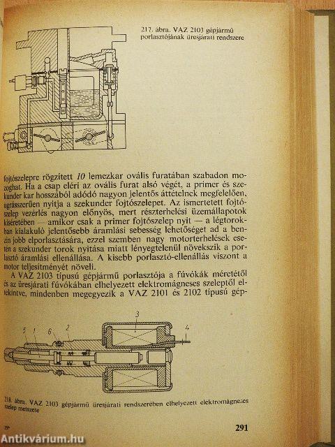 Gépkocsi porlasztók, befecskendező szerkezetek