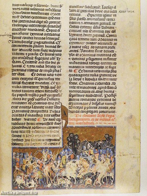 Bilderchronik/Chronicon Pictum/Chronica de Gestis Hungarorum/Wiener Bilderchronik I-II.