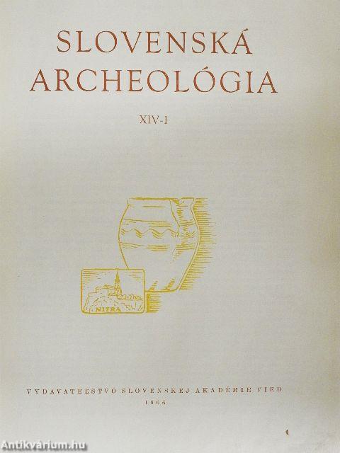 Slovenská Archeológia XIV-1