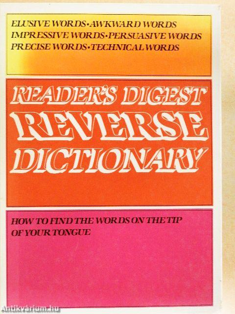 Reverse Dictionary
