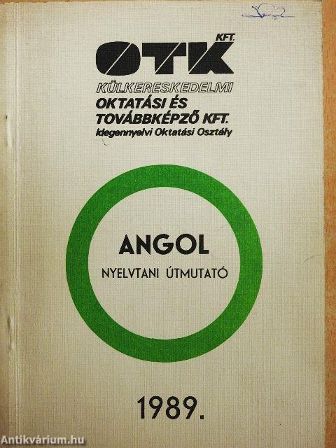 Angol nyelvtani útmutató