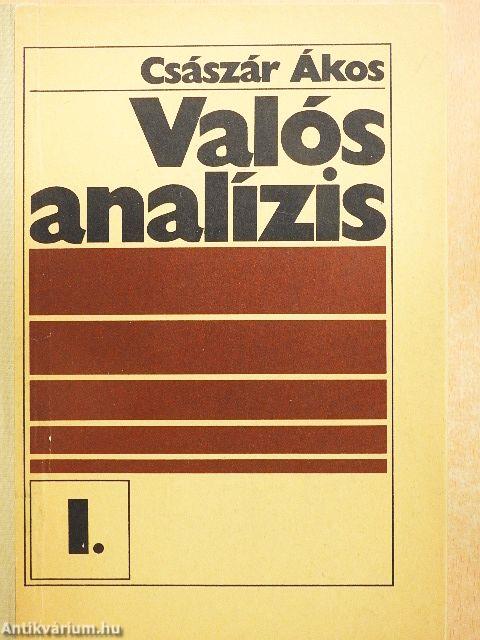 Valós analízis I.