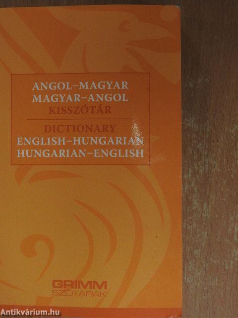 Angol-magyar/Magyar-angol kisszótár