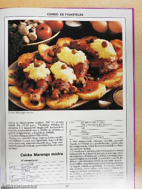 99 szárnyasétel 33 színes ételfotóval