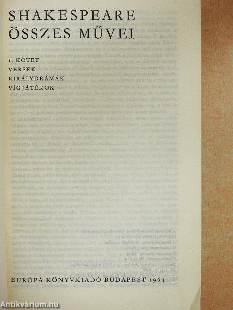 Shakespeare összes művei 1-2.
