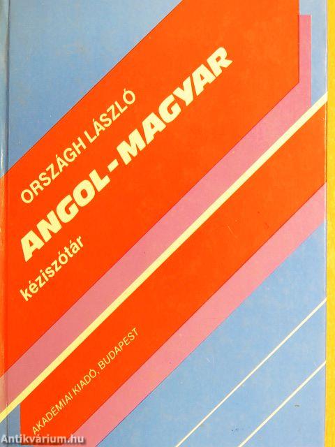 Angol-magyar kéziszótár