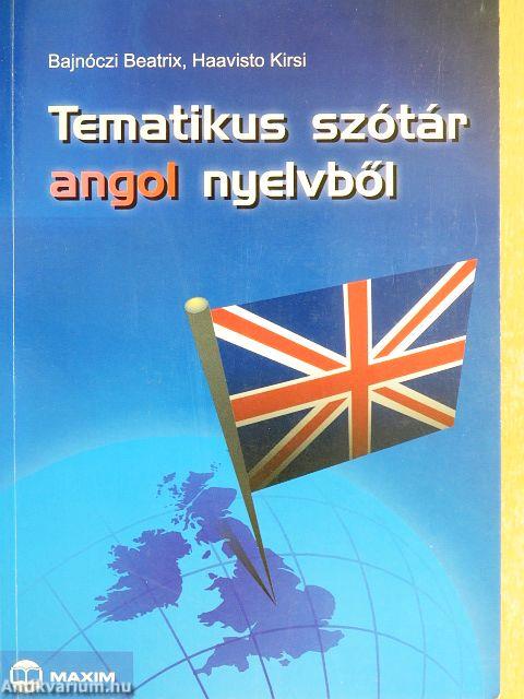 Tematikus szótár angol nyelvből