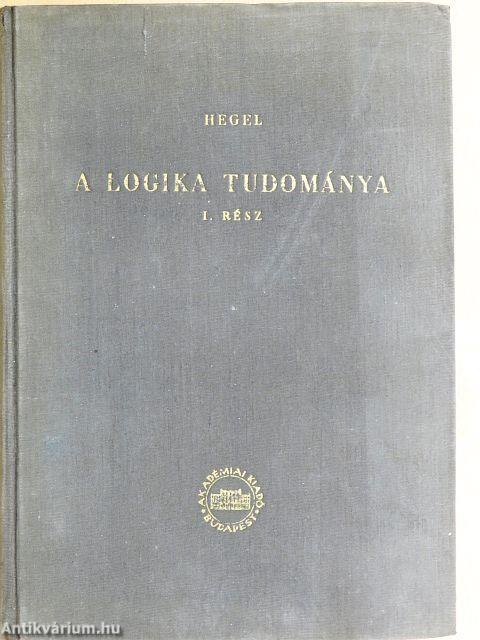 A logika tudománya I. (töredék)