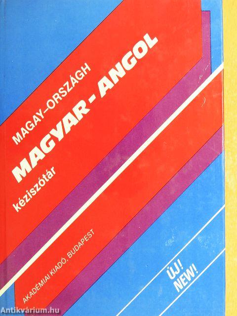 Magyar-angol kéziszótár