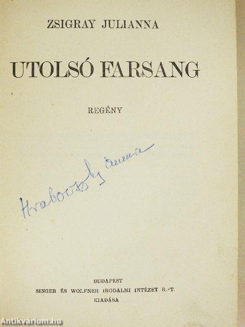 Utolsó farsang